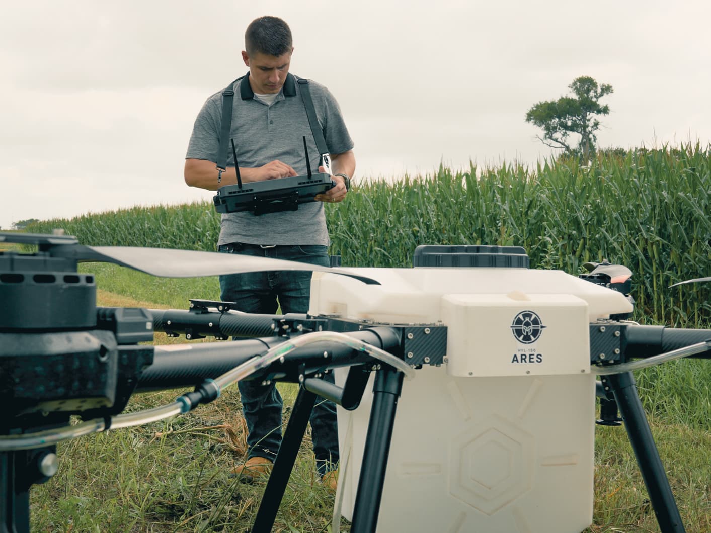 On-site drone training