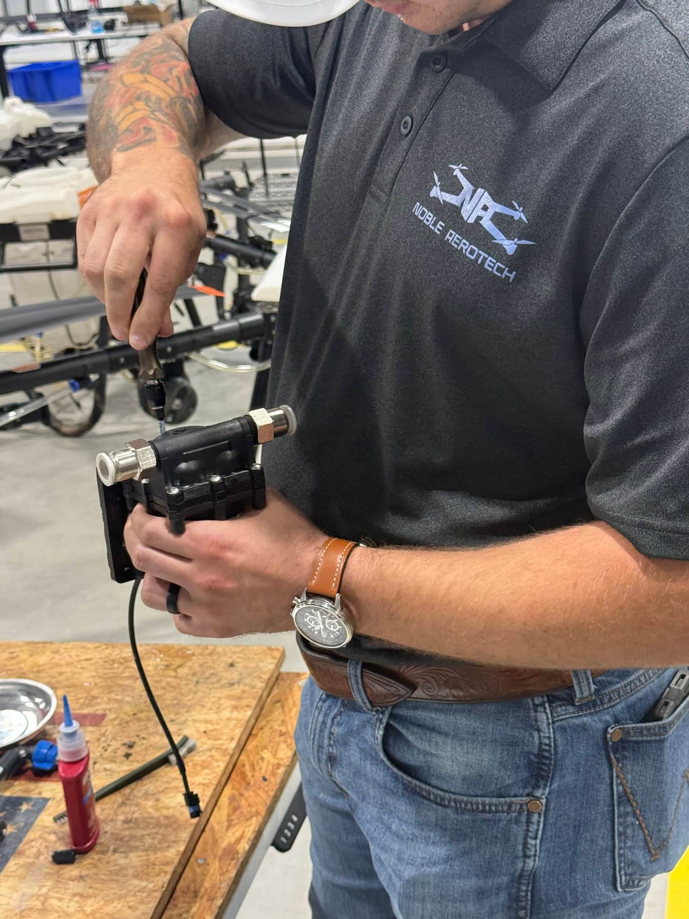 Drone maintenance and inspection